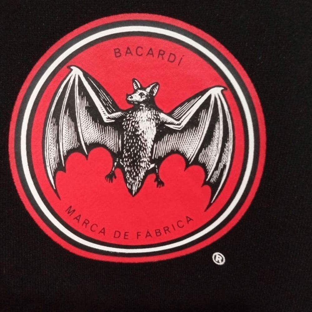 NWT Barcardi Official Hoodie by Casa Barcardi, Medium Black